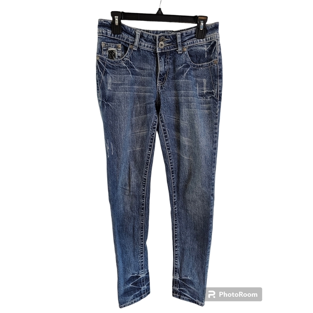 Premium Ten25 Size 10 Skinny Jeans Lace Trim